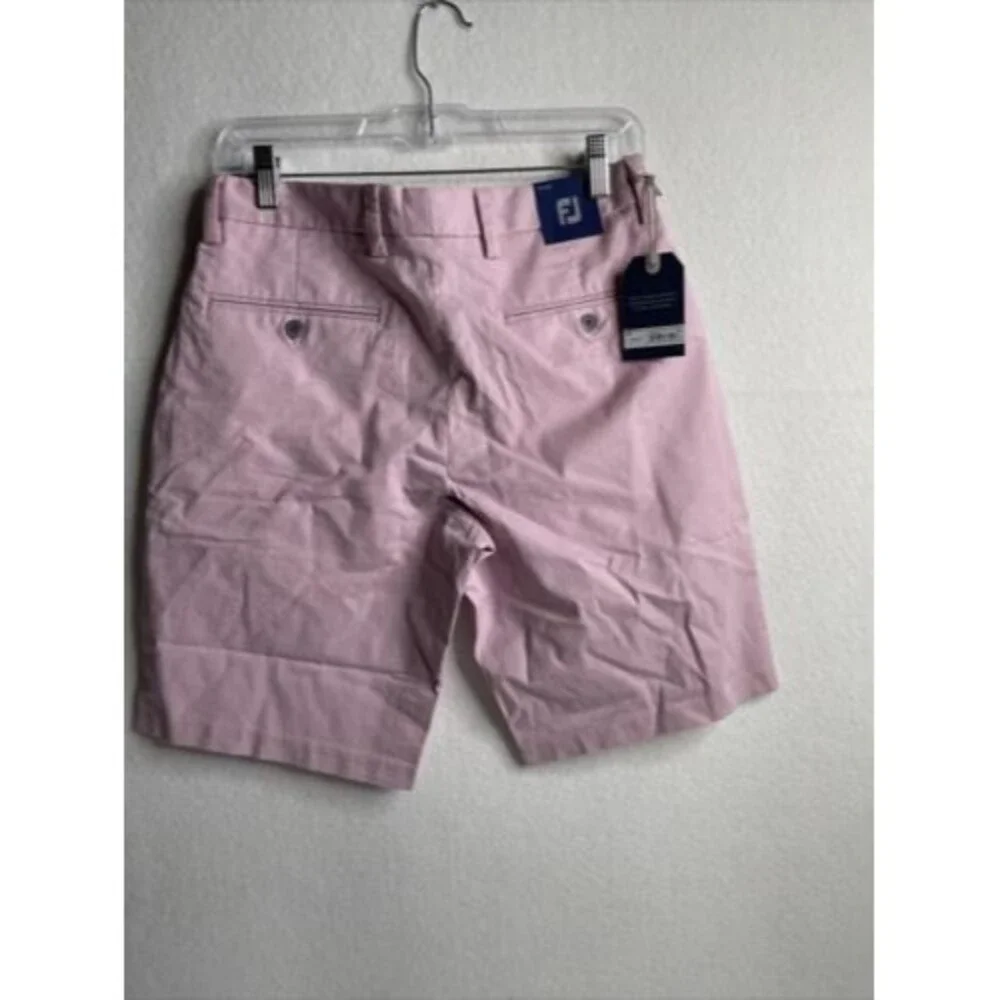 FootJoy Pink Bermuda Golf Shorts  athleisure sporty Performance Fit size 30
